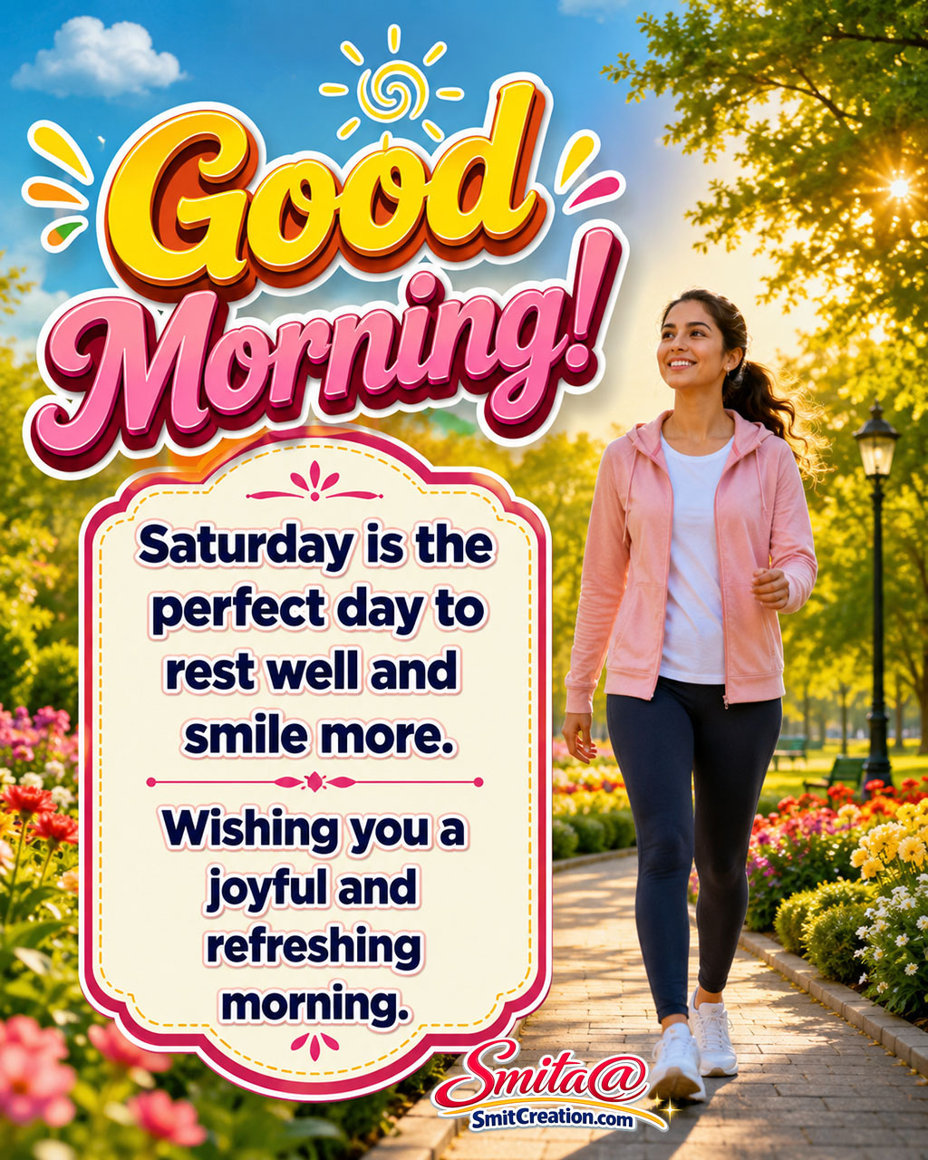 Good Morning Saturday Joyful And Relaxing Message