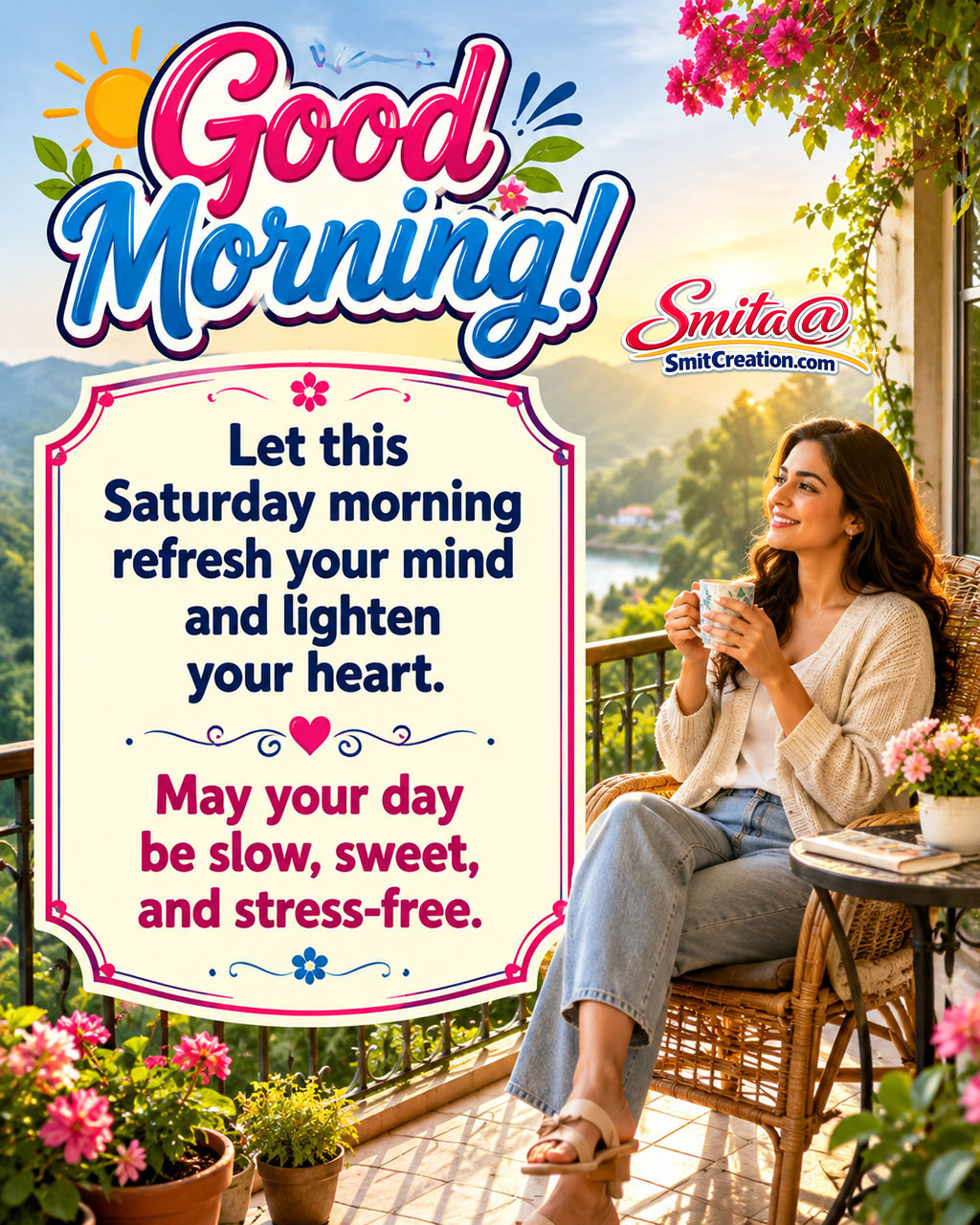 Good Morning Saturday Refreshing And Stress Free Wishes
