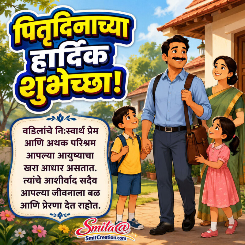 Happy Father’s Day Marathi Message