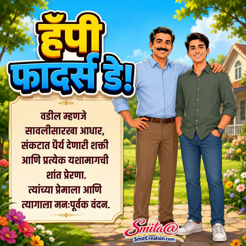 Happy Father’s Day Message In Marathi