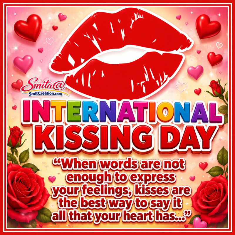Happy International Kissing Day Messages