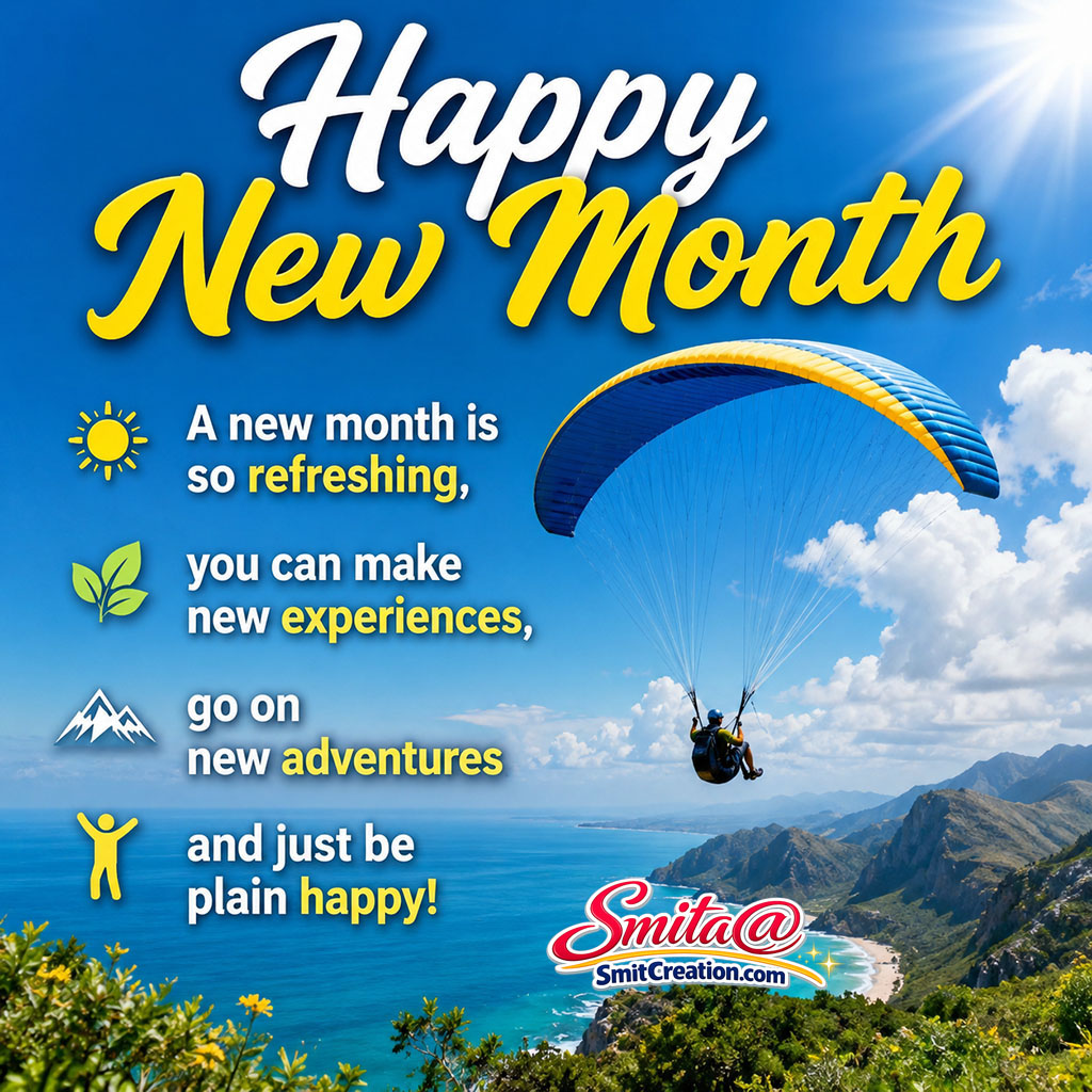 Happy New Month To You All