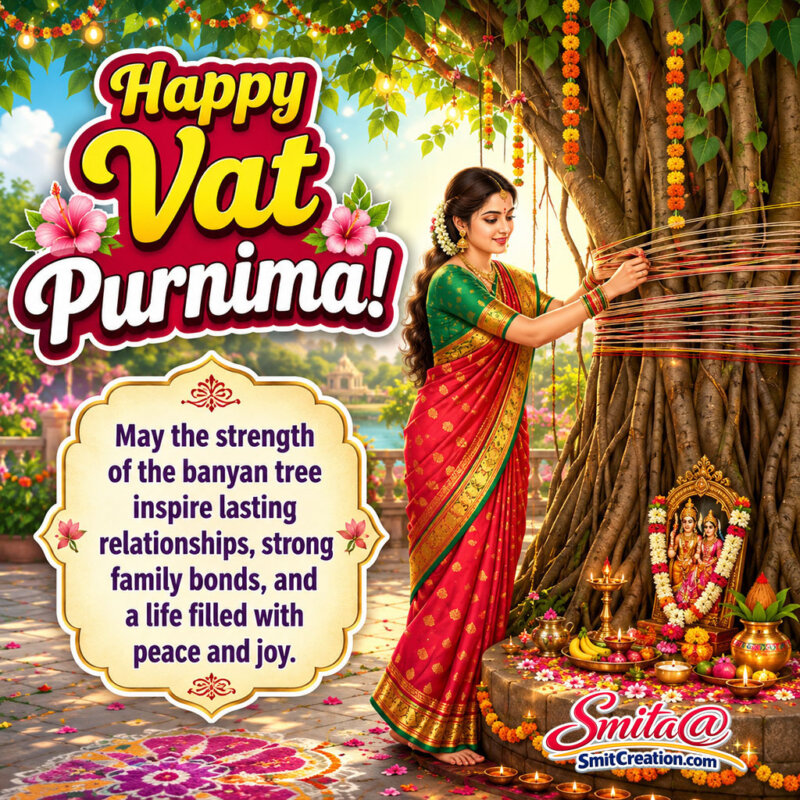 Happy Vat Purnima Love Devotion And Blessings Message