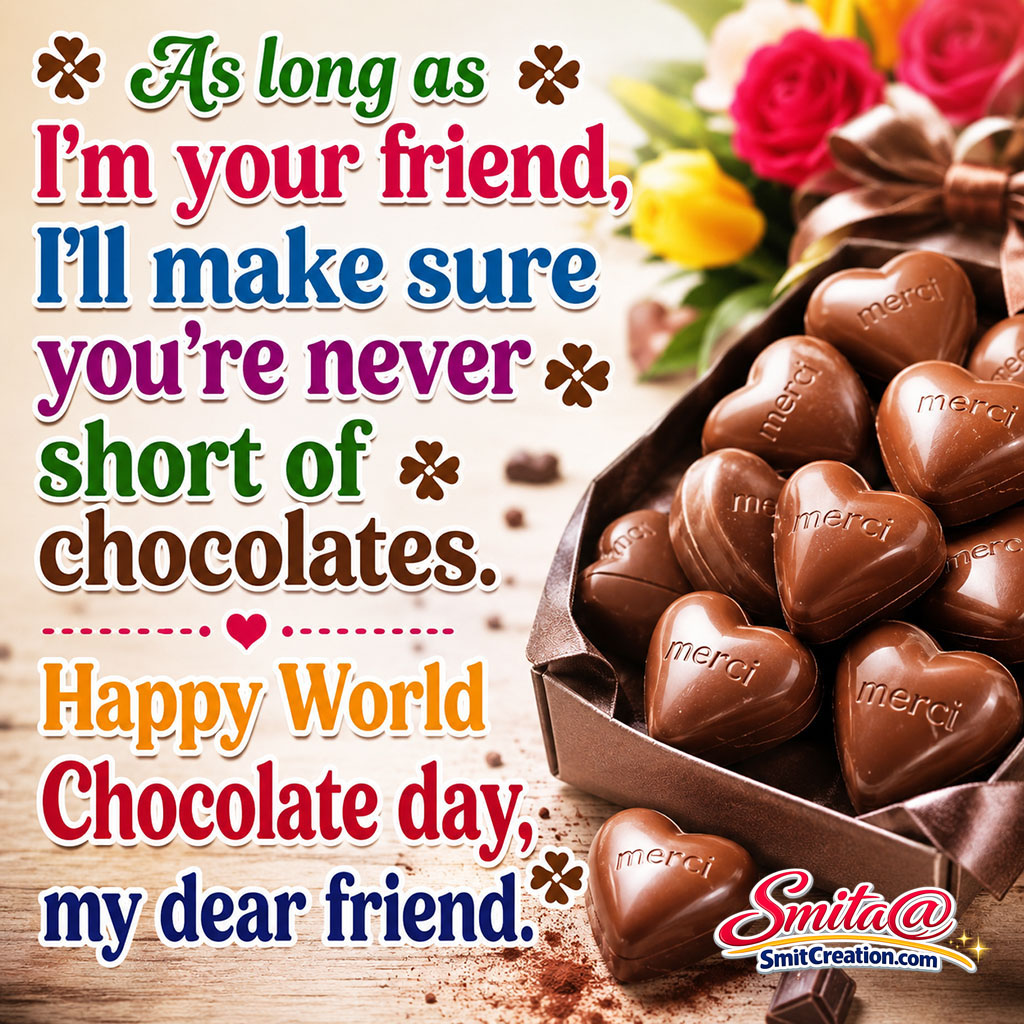 Happy World Chocolate Day My Dear Friend