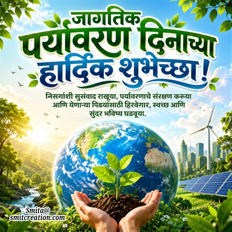 Jagtik Paryavaran Din Hardik Shubhechha