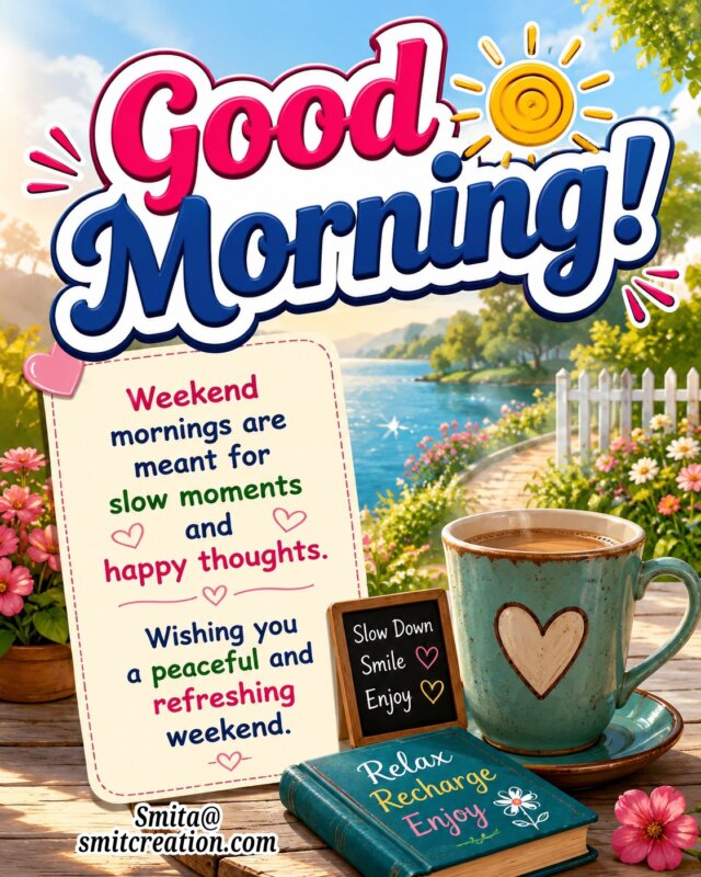 Weekend Morning Quotes Wishes Images