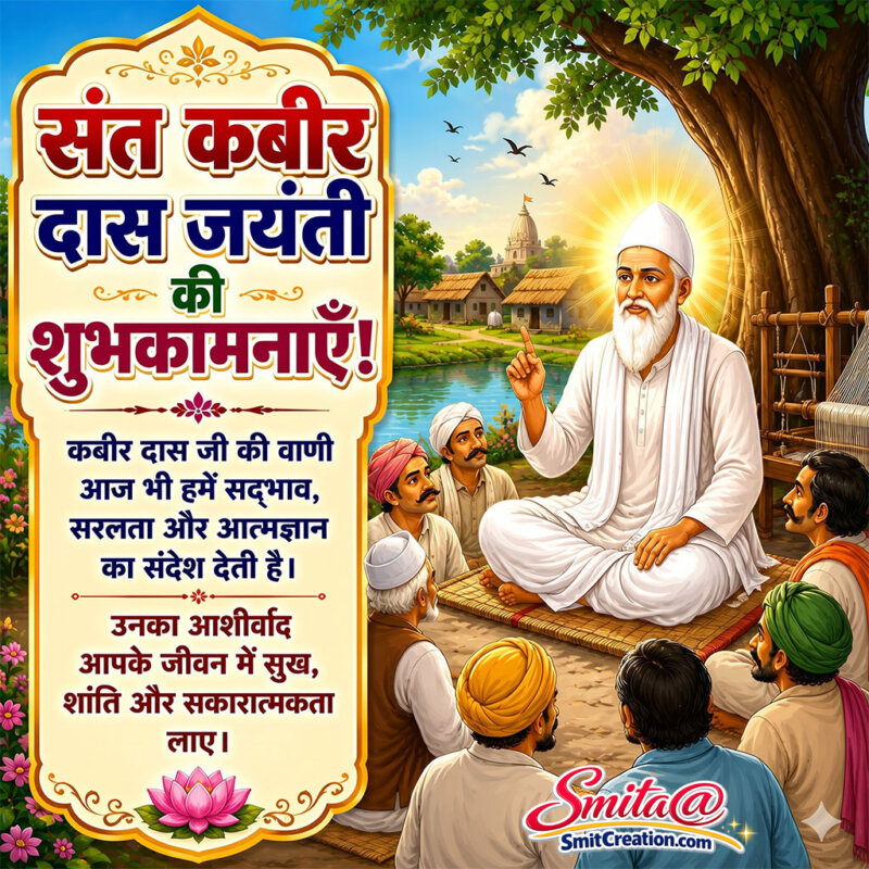 Sant Kabir Das Jayanti Hindi Peace and Wisdom Wishes