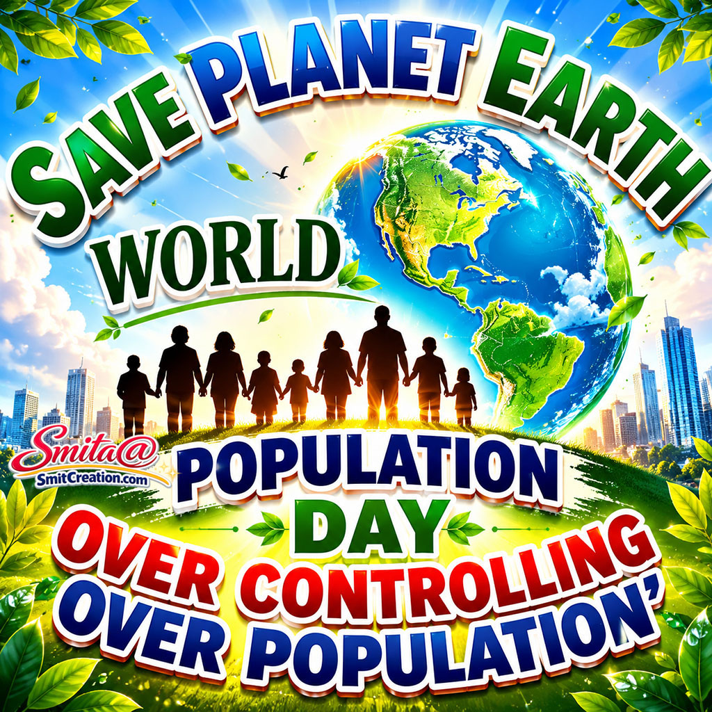 Save Planet Earth By Controlling Over Population