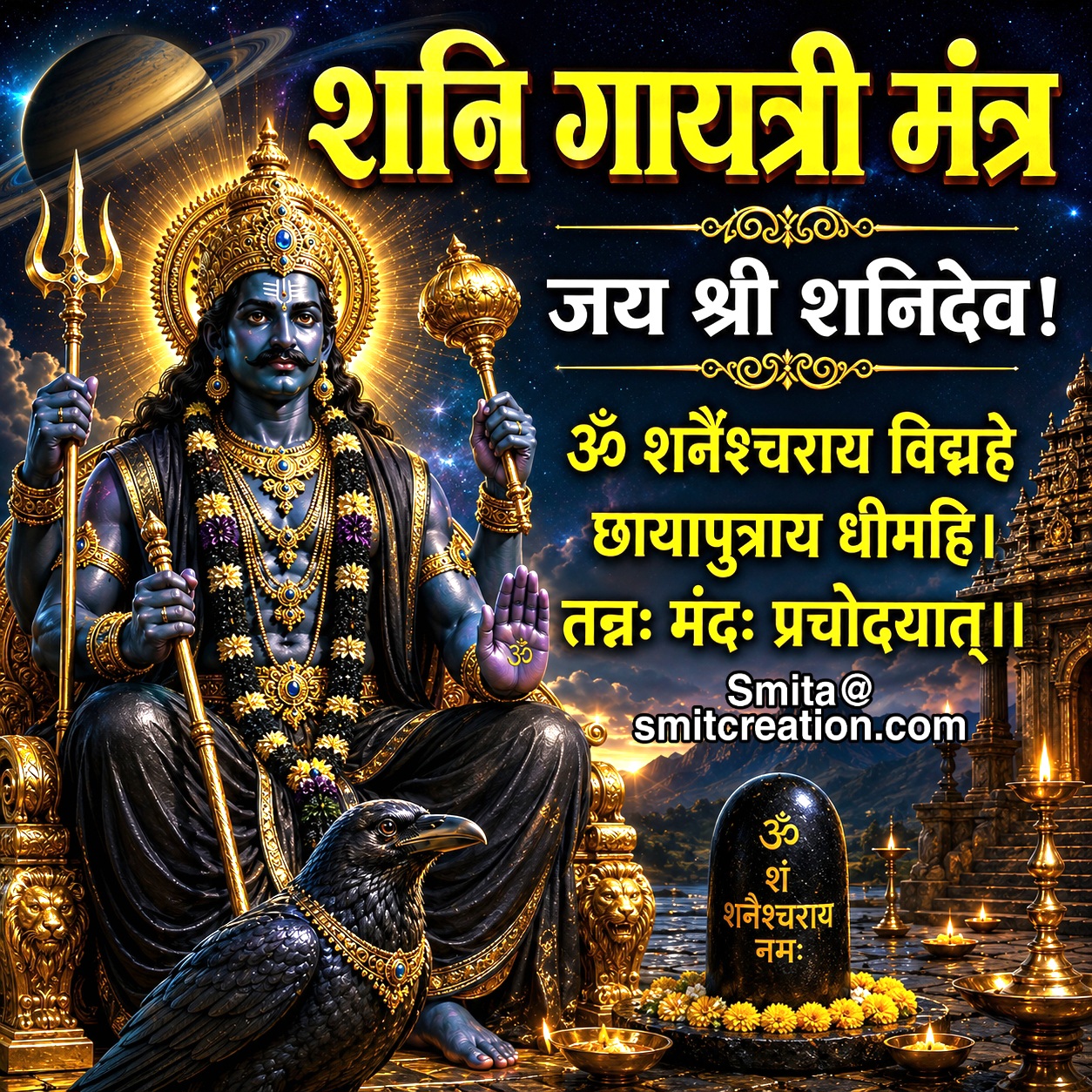 Shani Gayatri Mantra Image