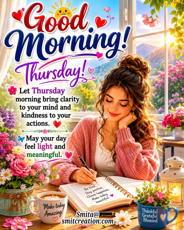 Thursday Morning Quotes Wishes Images