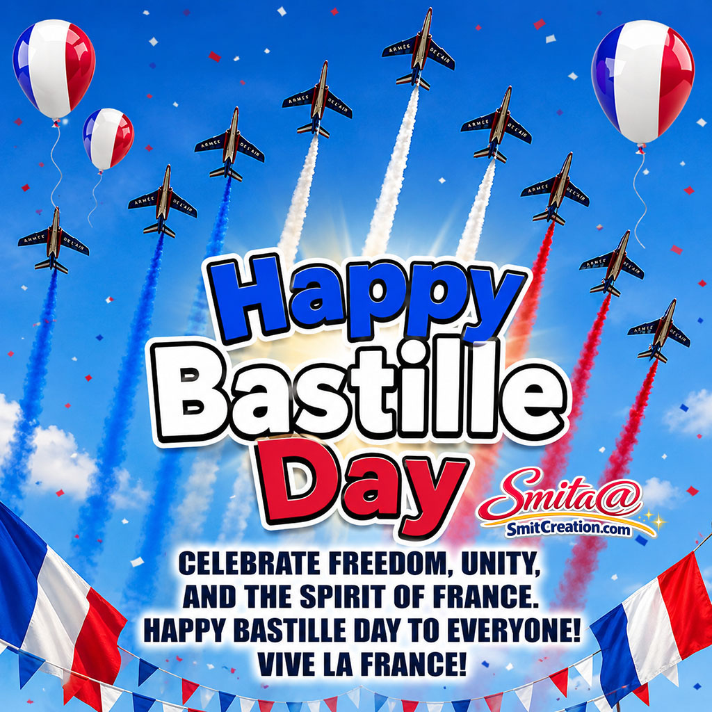 Vive La France Bastille Day Greeting