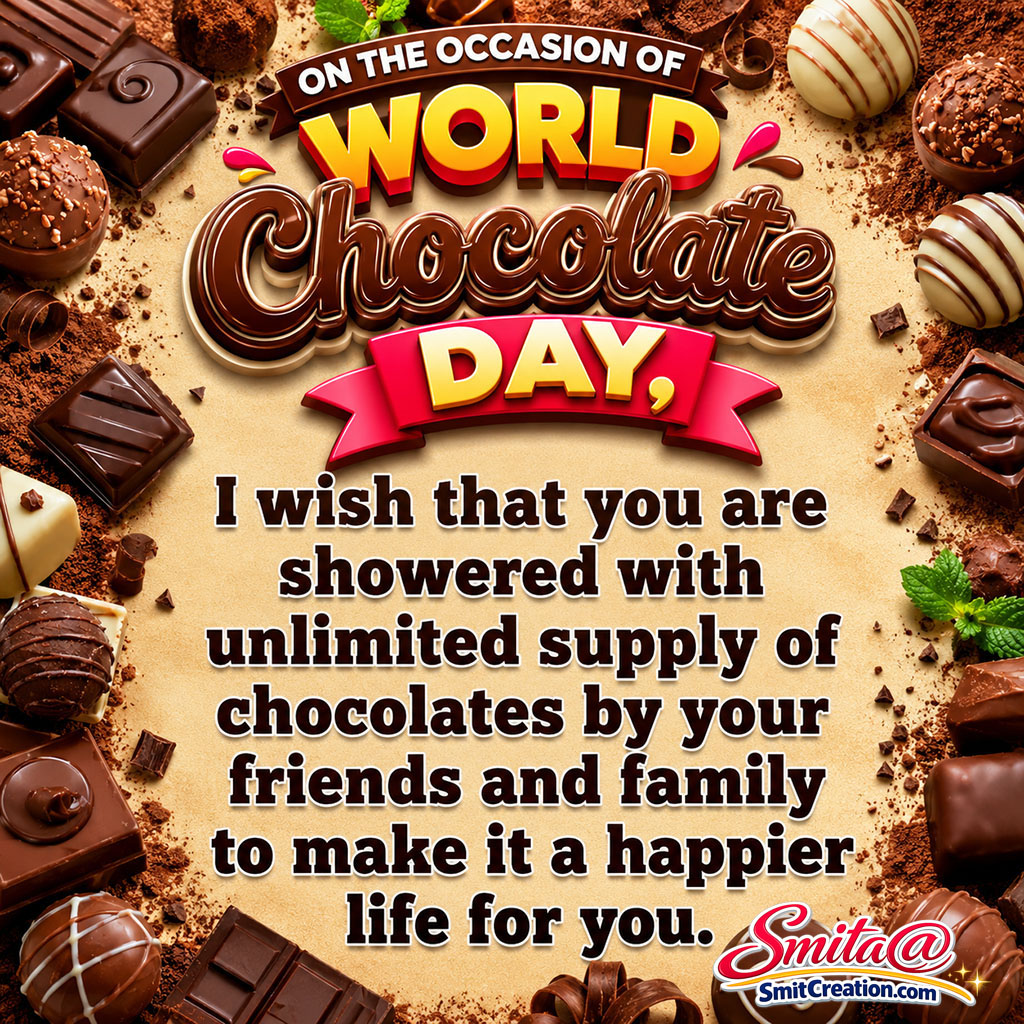 World Chocolate Day Message