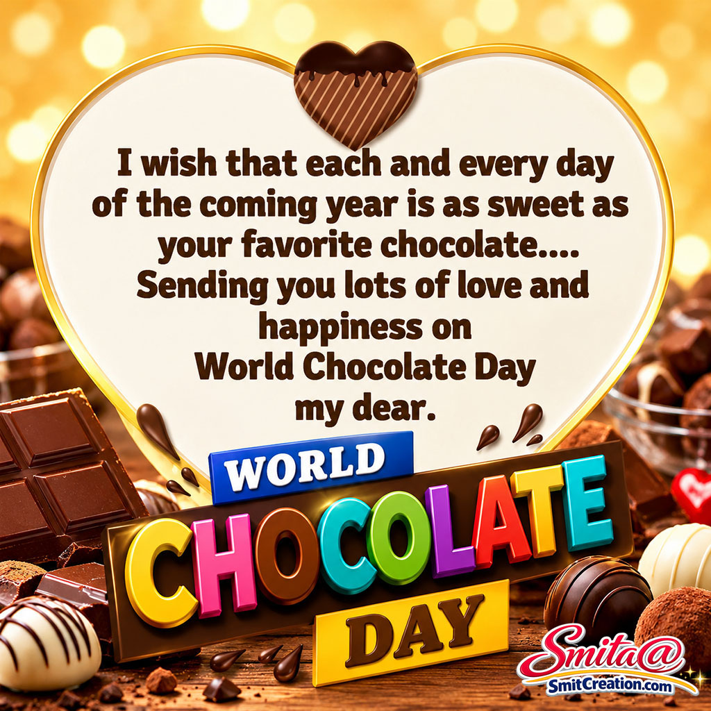 World Chocolate Day Wish Message