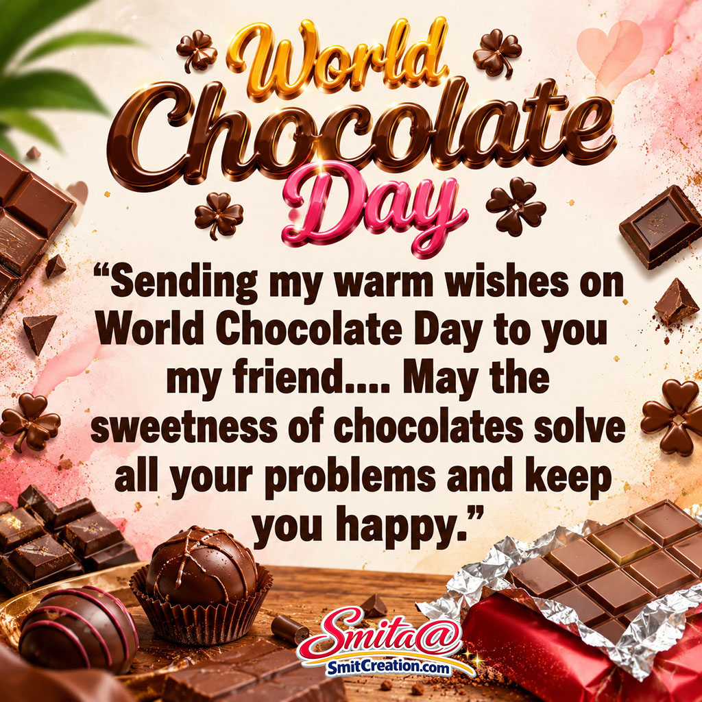 World Chocolate Day Wishes For Friends