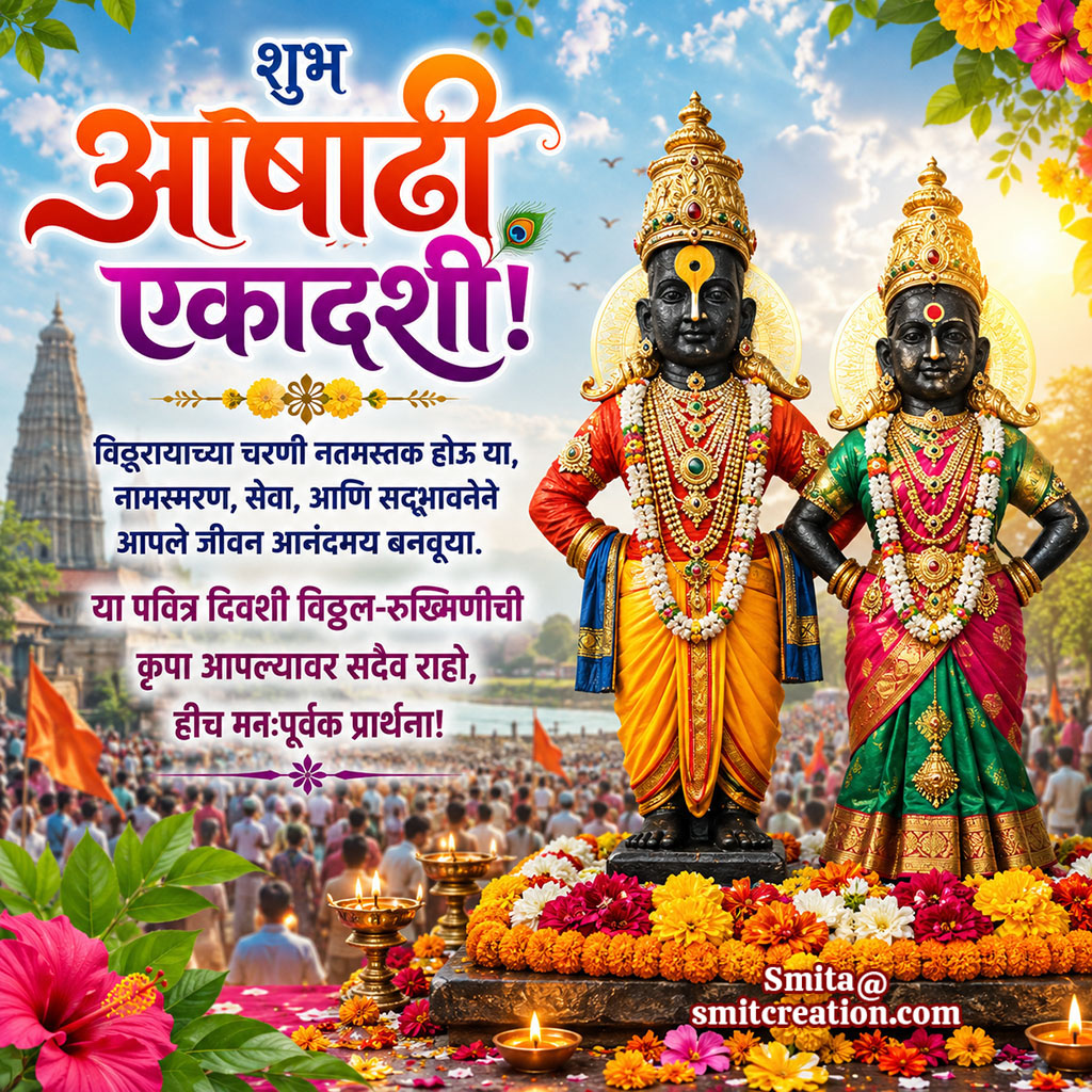 Ashadhi Ekadashi Suvichar In Marathi – आषाढी एकादशीनिमित्त मराठी सुविचार