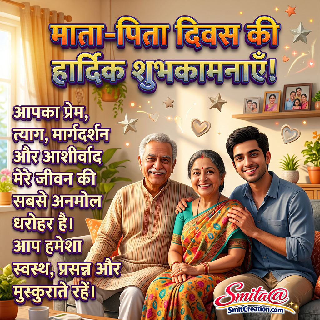 Beautiful Parents’ Day Message In Hindi