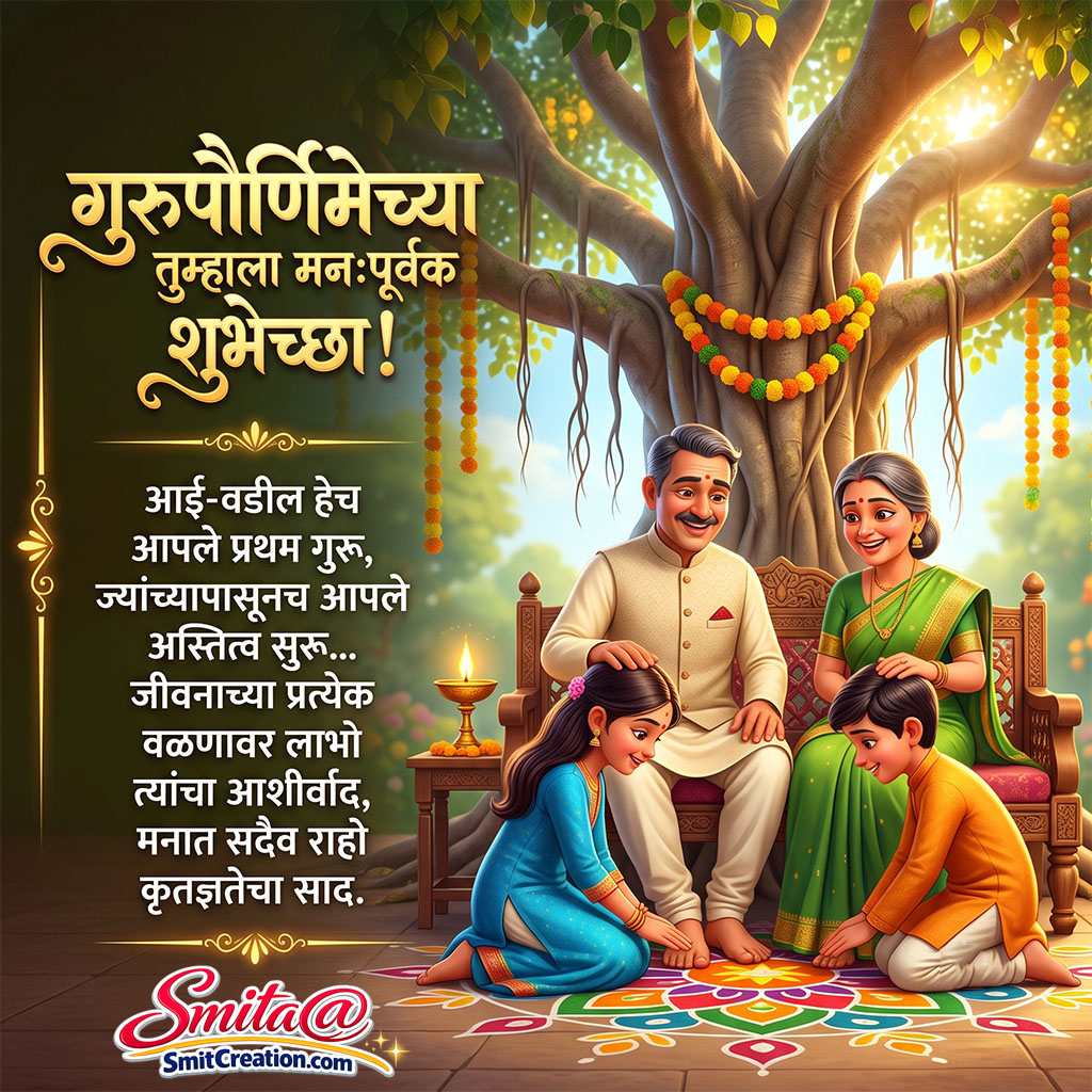 Best Guru Purnima Marathi Wish Photo