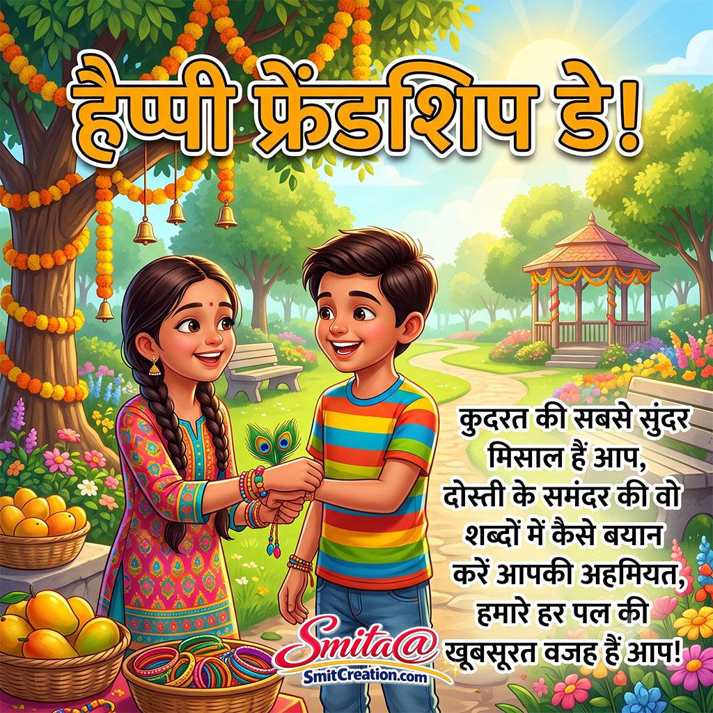 Friendship Day Wishes In Hindi Image