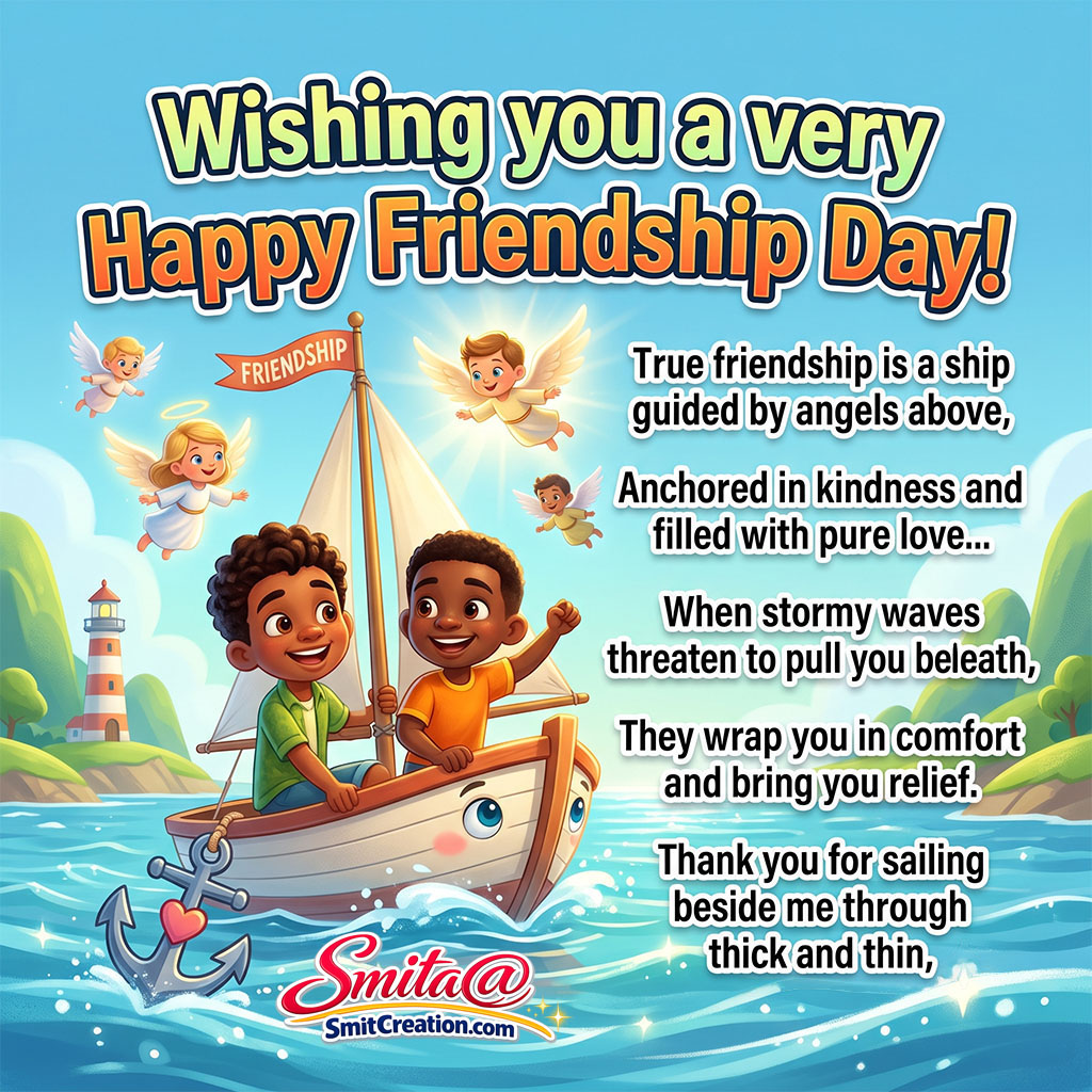 Friendship Is A Ship Poem