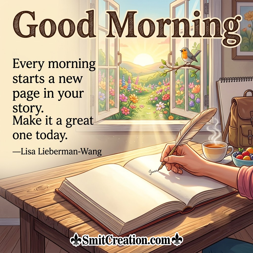 Good Morning Beautiful Inspirational Quote Pic