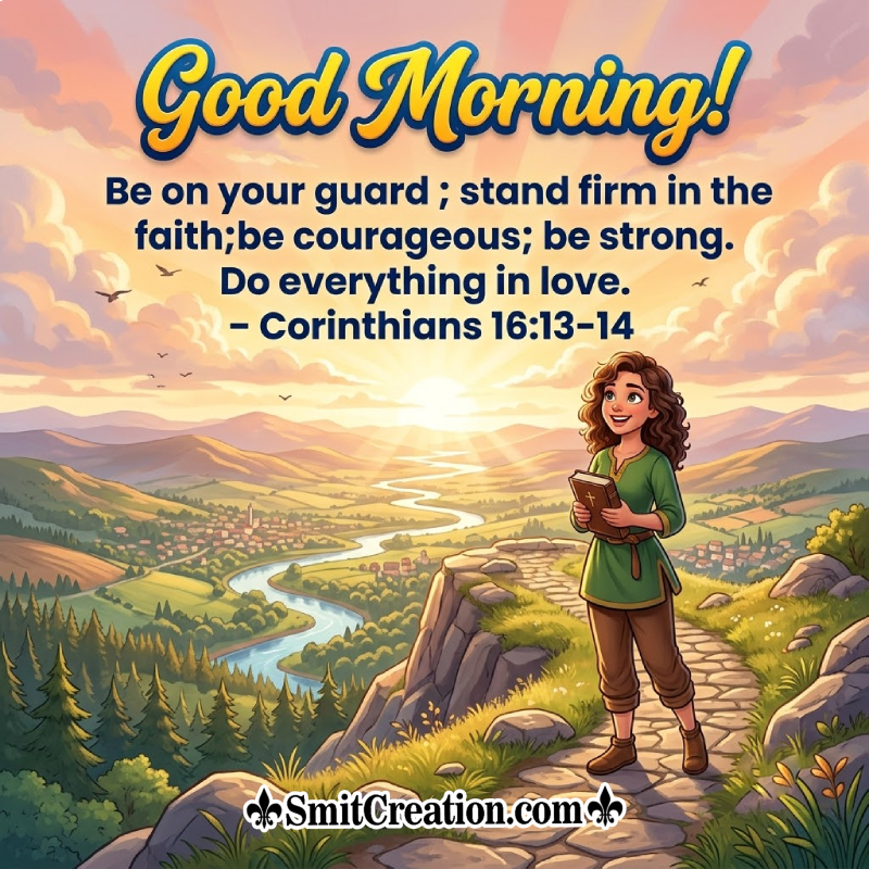 Good Morning Bible Quote Blessed Pic
