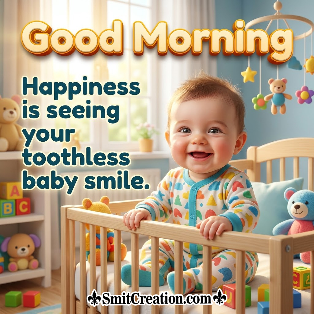 Good Morning Cute Baby Lovely Image