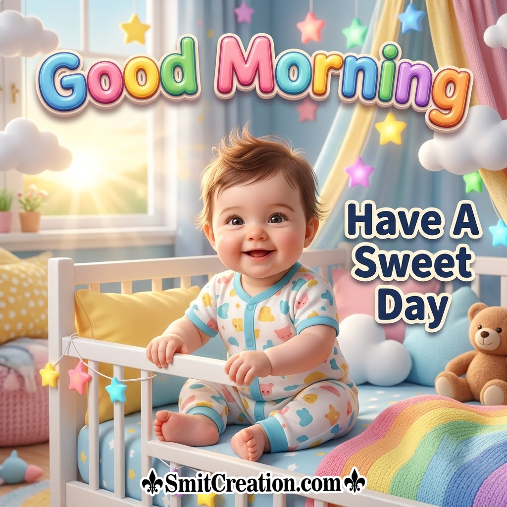 Good Morning Have A Sweet Day Baby Pic