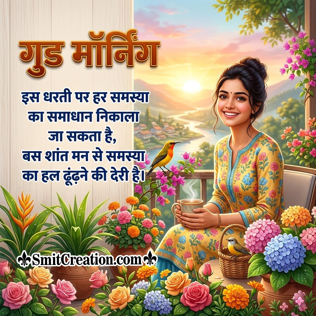 Good Morning Hindi Thought Picture