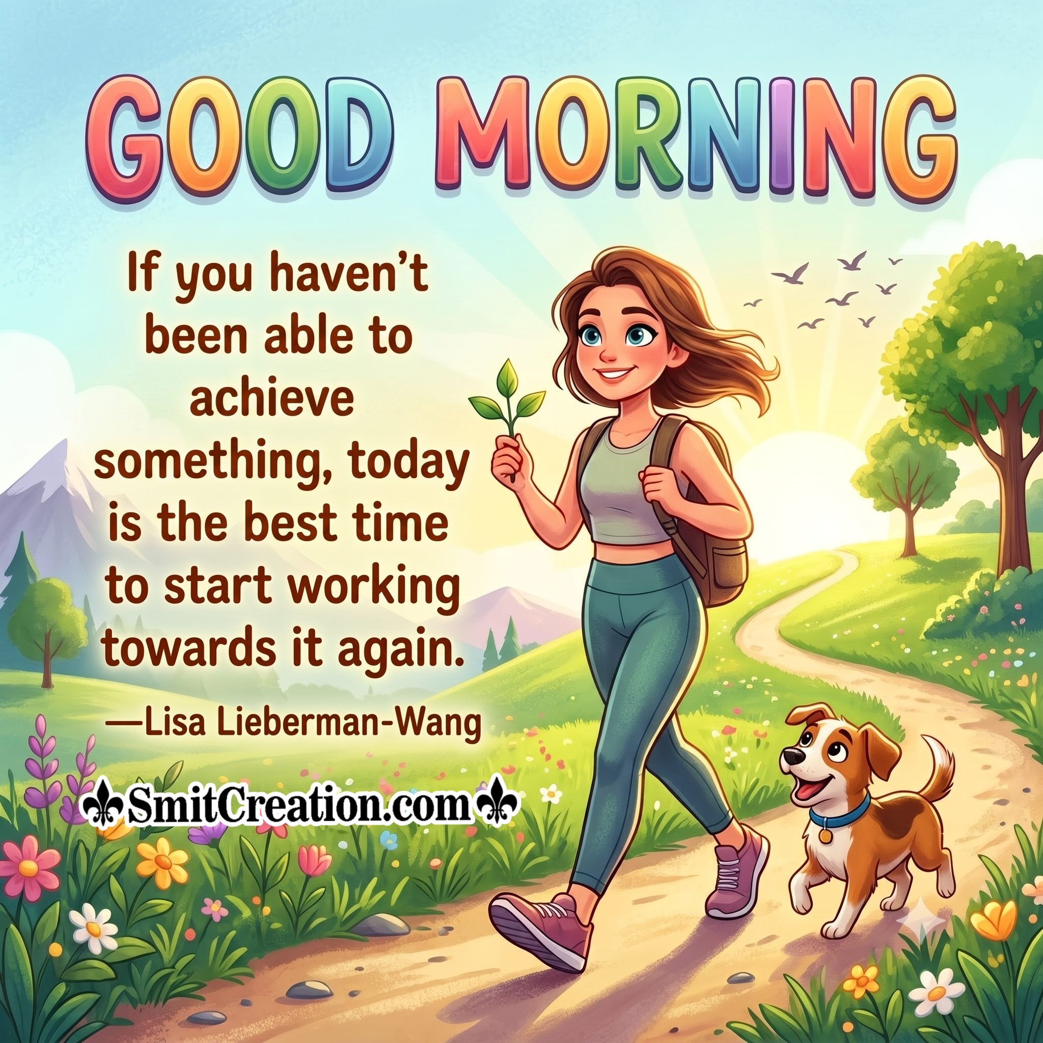 Good Morning Inspirational Quote Image