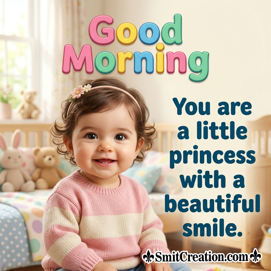 Good Morning Little Princess Beautiful Image