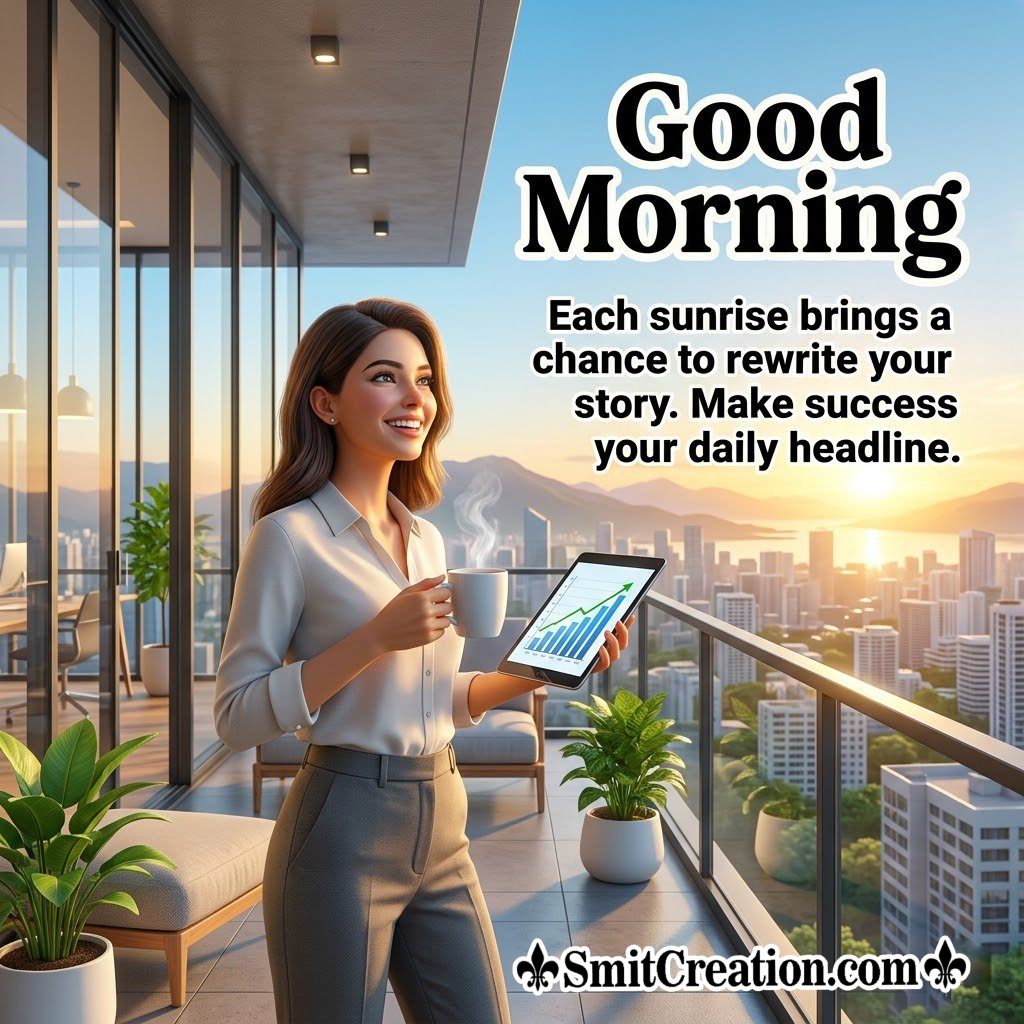 Good Morning Success Quotes Images