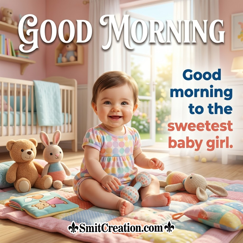 Good Morning To The Sweetest Baby Girl Pic
