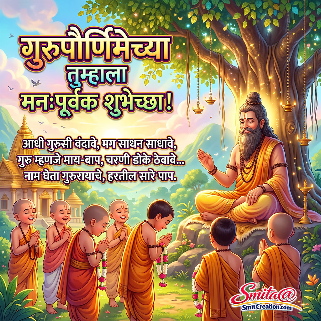 Guru Purnima Marathi Image
