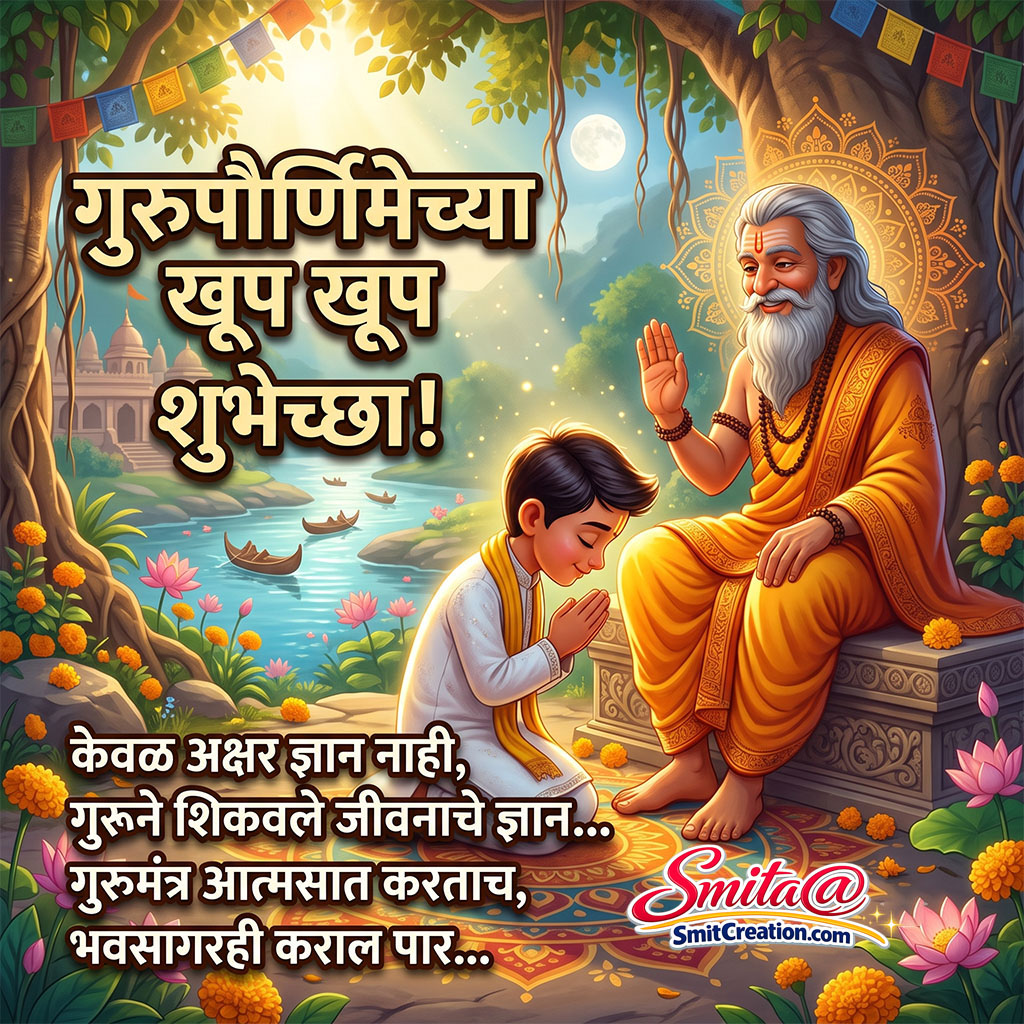Guru Purnima Wish In Marathi