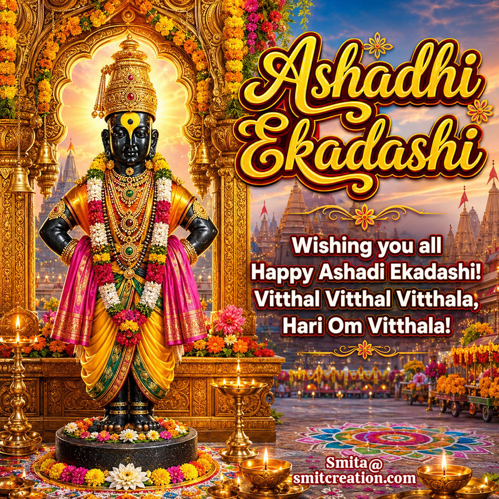 Happy Ashadi Ekadashi Wish Picture