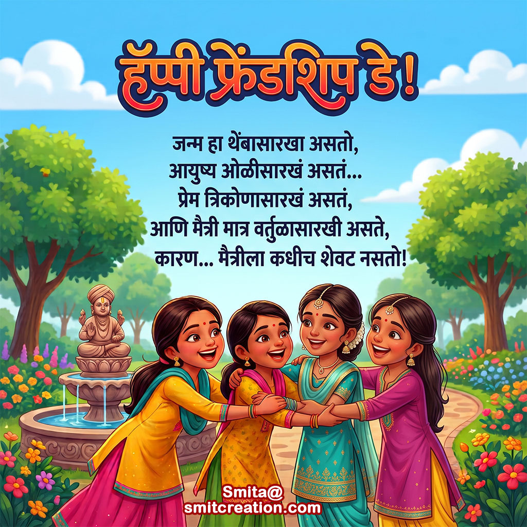 Happy Friendship Day Marathi Greetings