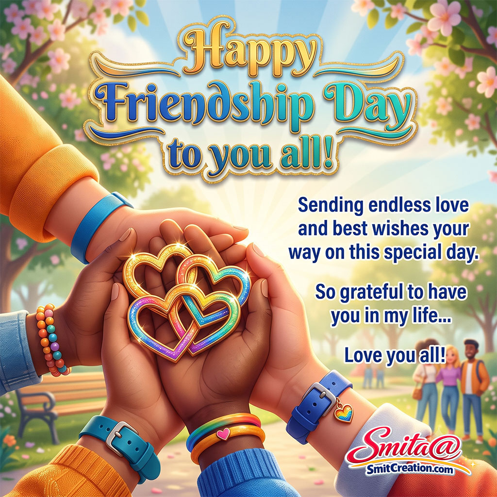 Happy Friendship Day To You All