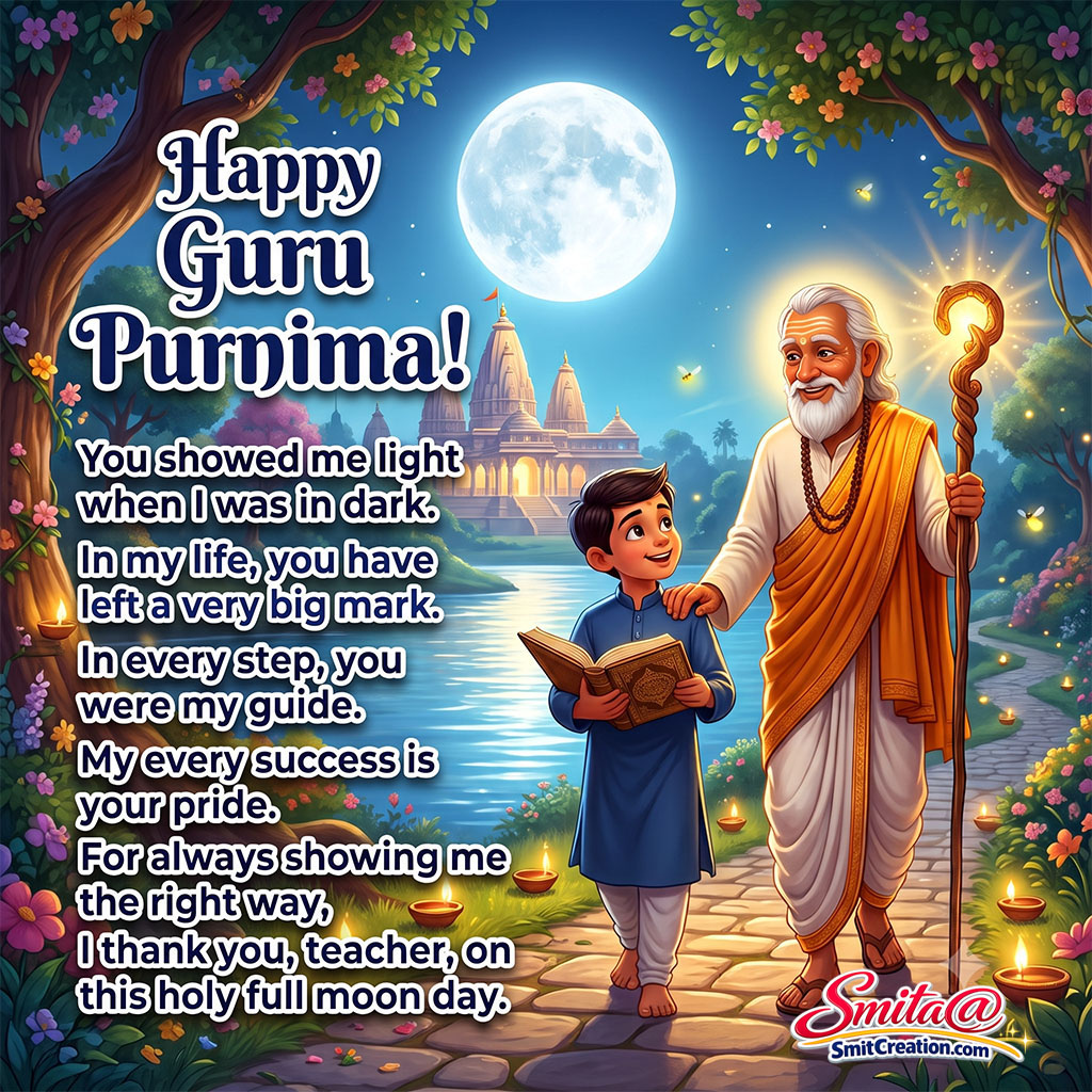 Happy Guru Purnima Wishes Image