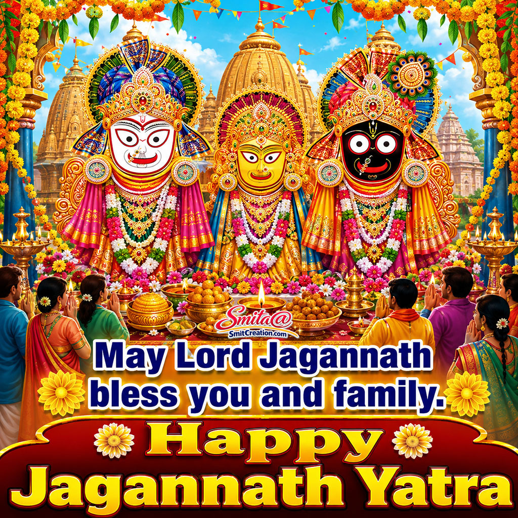 Happy Jagannath Yatra Blessings