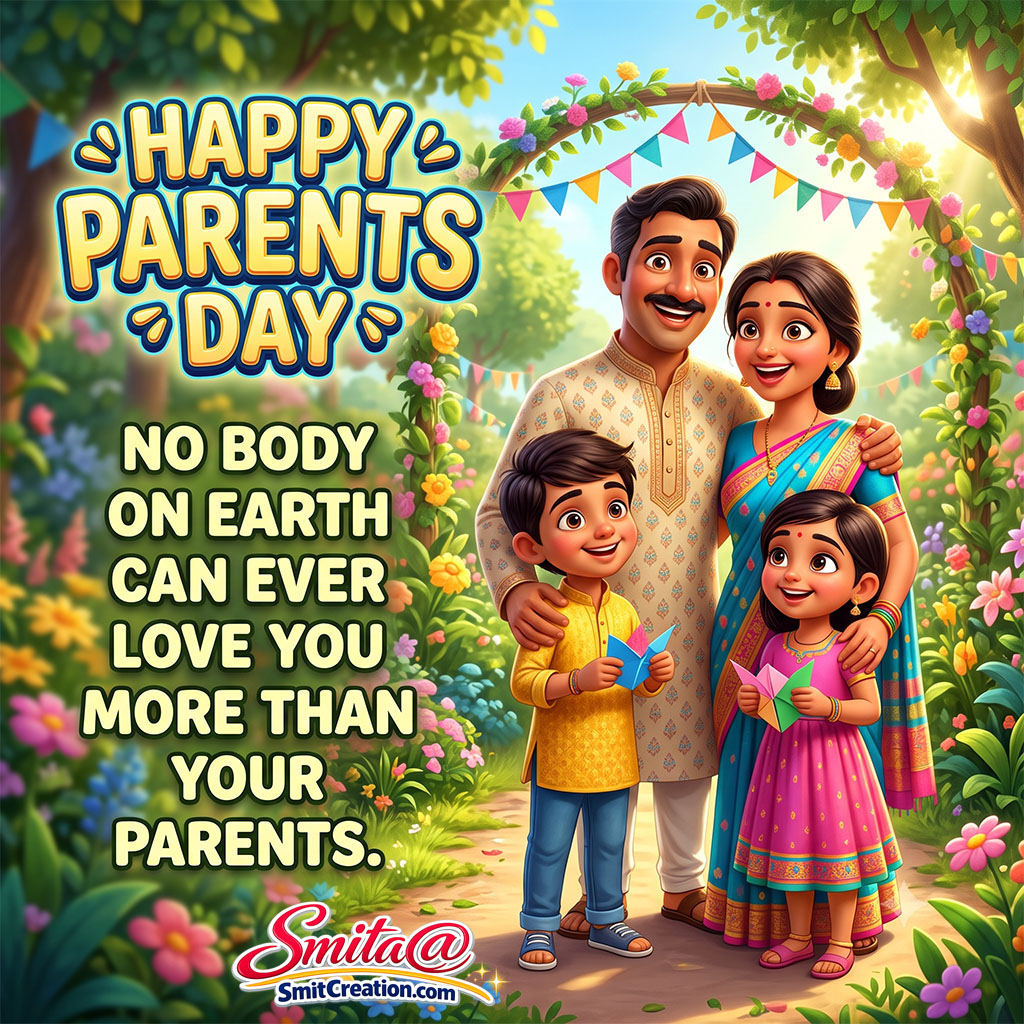Happy Parents Day Quote Pic