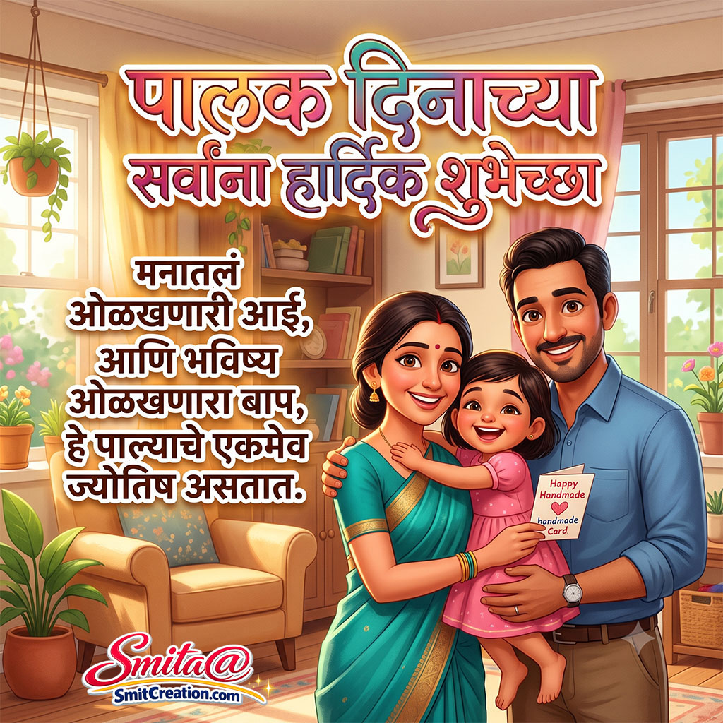 Happy Parents Day Quotes In Marathi