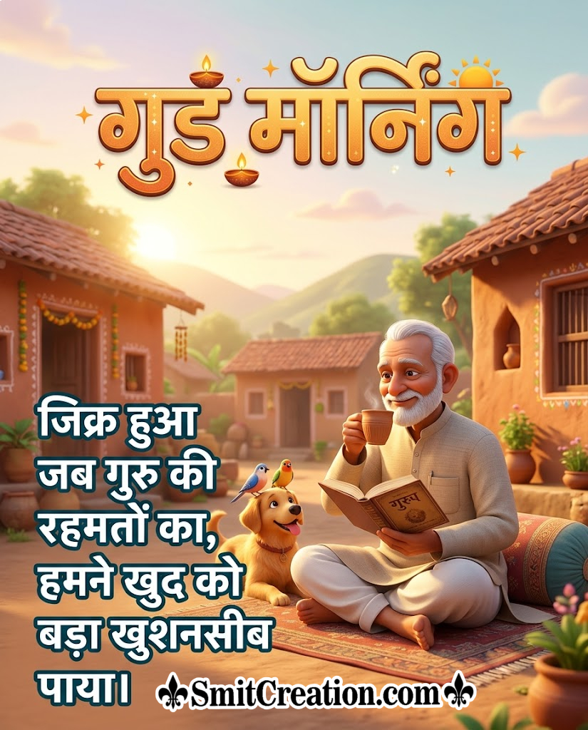 Morning Lovely Hindi Message Photo For Whatsapp