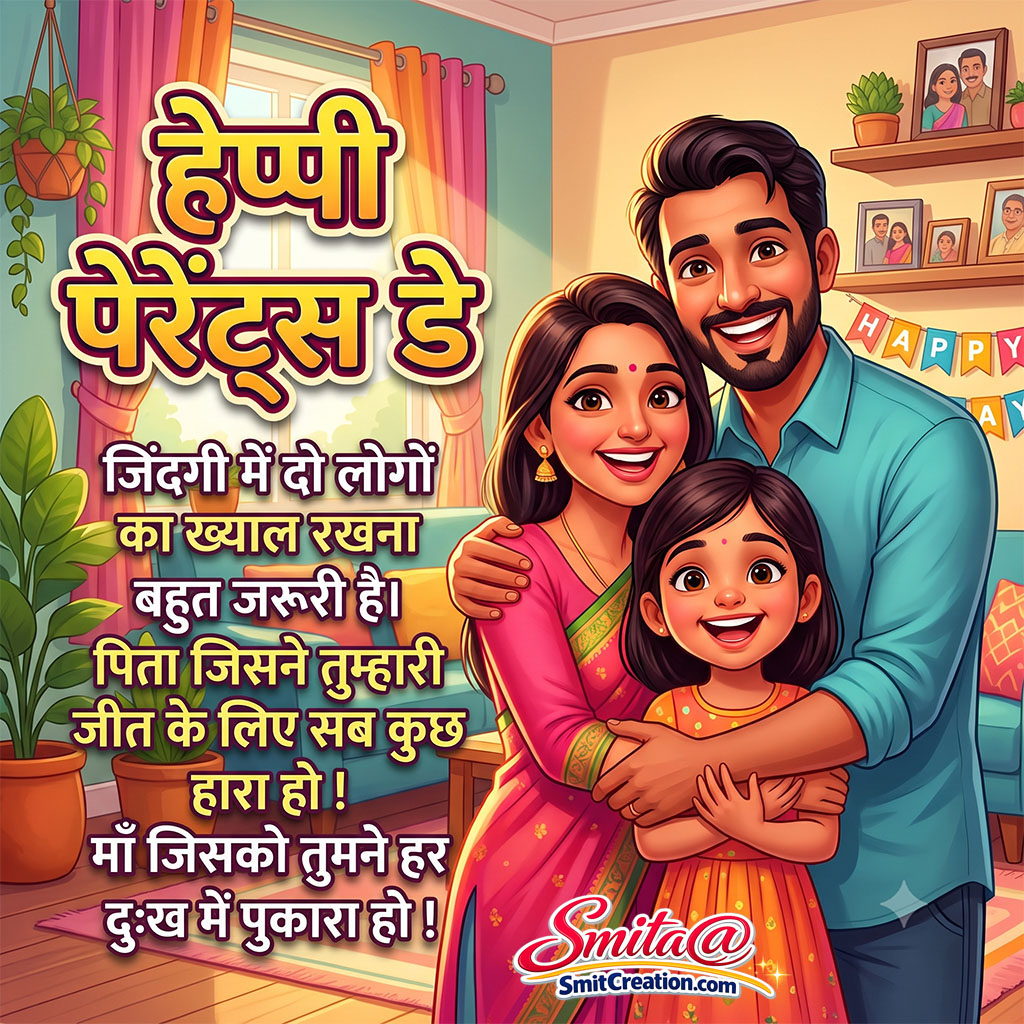 Parents Day Quote Hindi Image