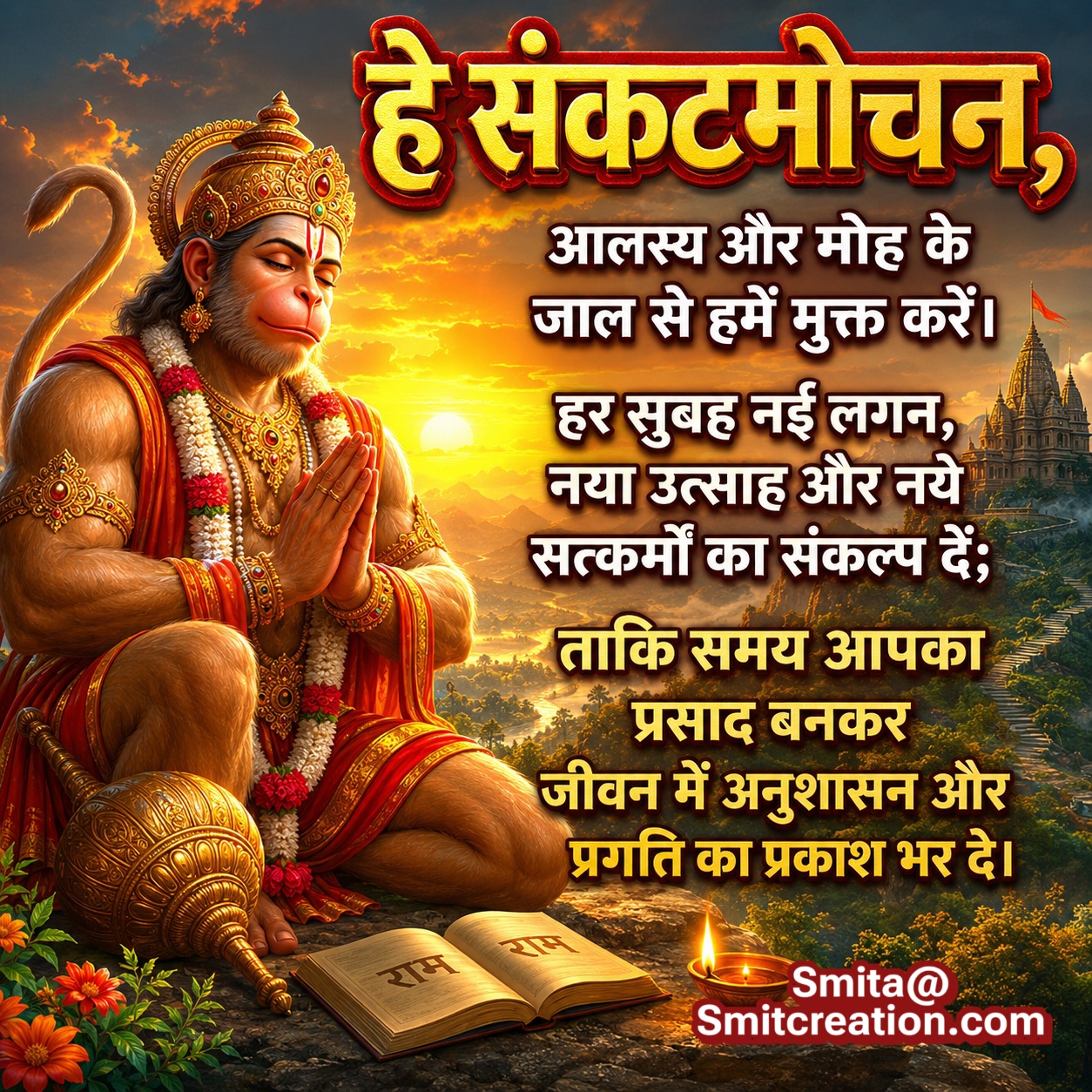Sankatmochan Hanuman Prarthana Image