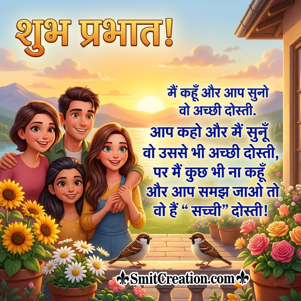 Shubh Prabhat Friends Shayari In Hindi Best Pic