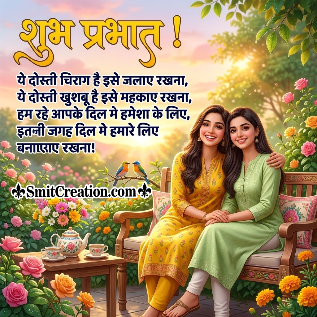 Good Morning Hindi Friends Shayari