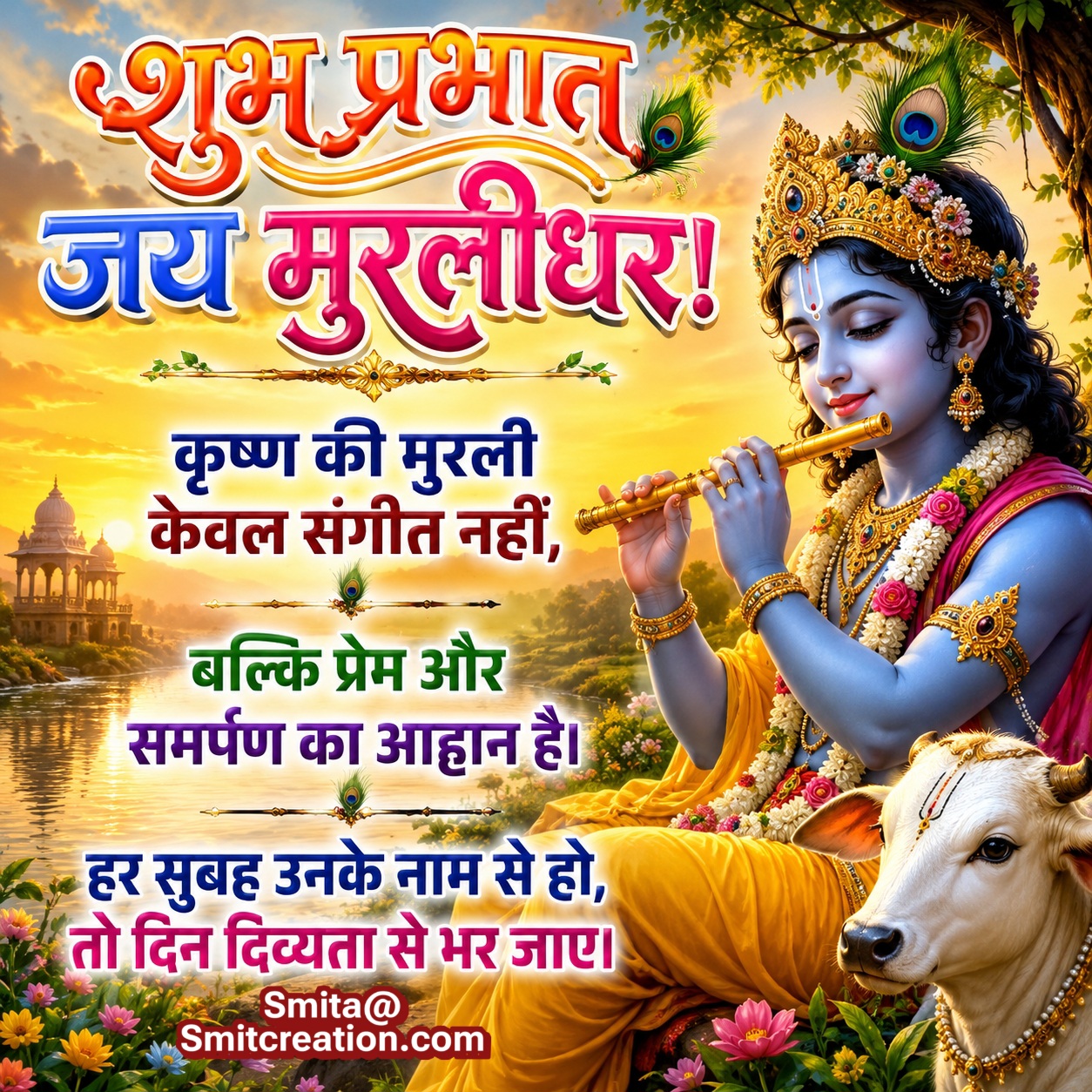 Shubh Prabhat Jai Murlidhar Quote Image