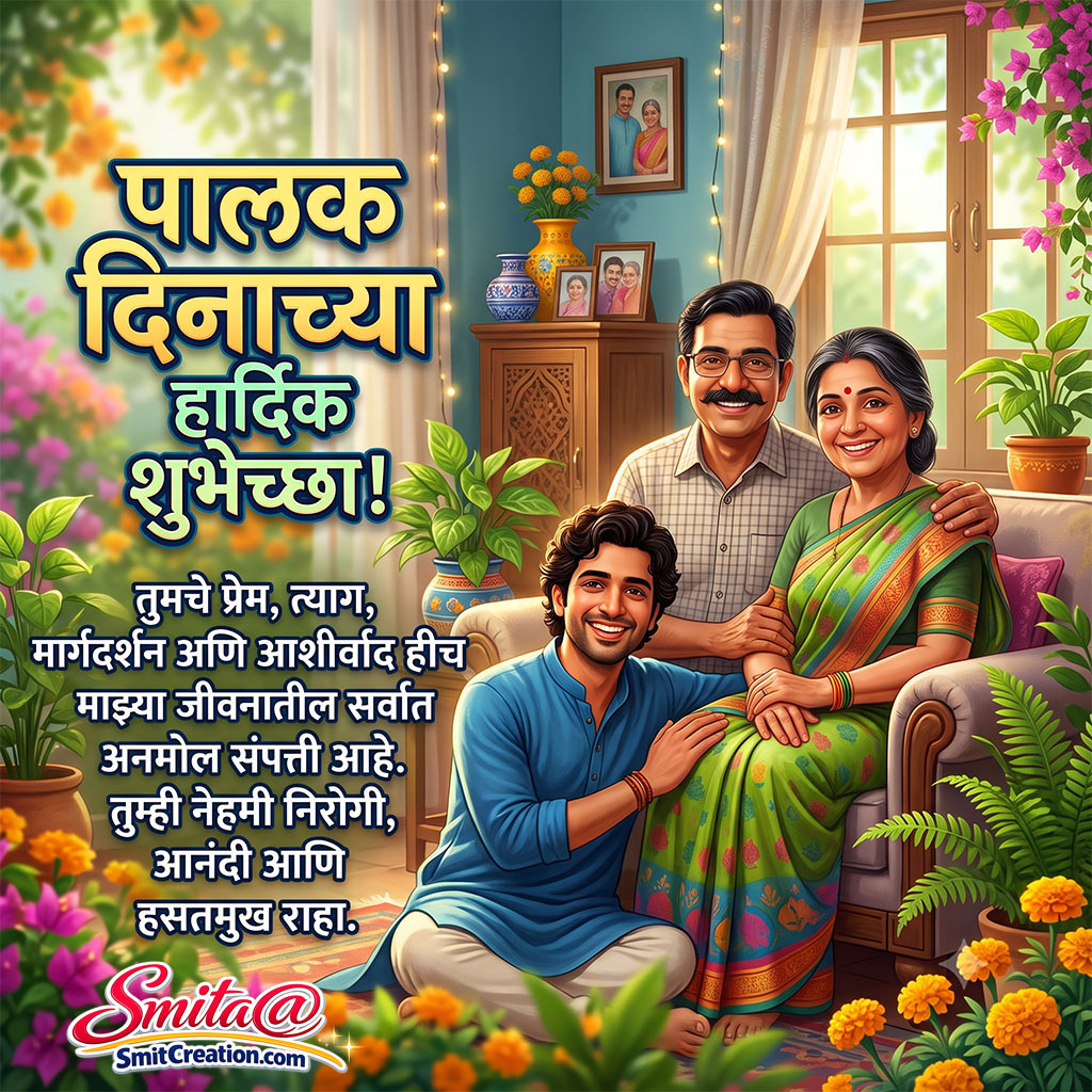 Touching Parents’ Day Quote In Marathi