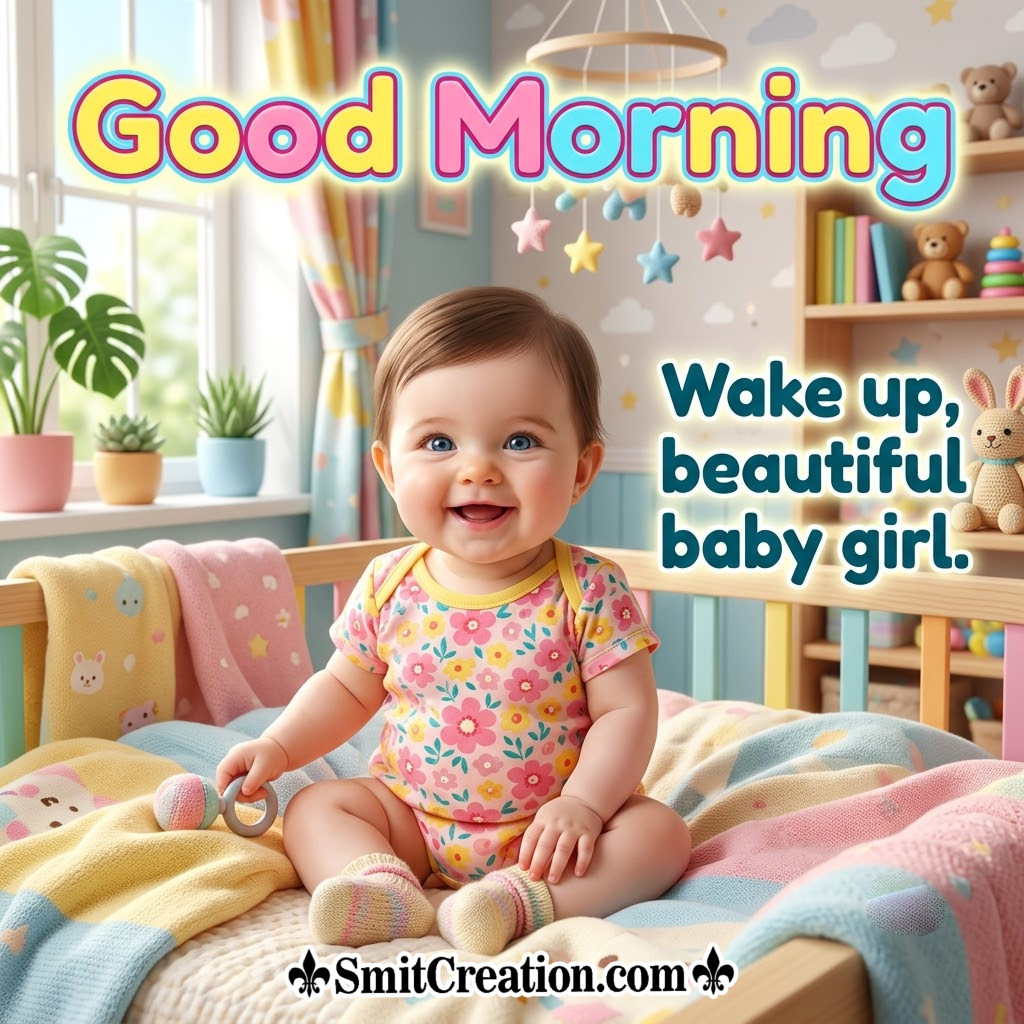 Beautiful Good Morning Baby Girl Images