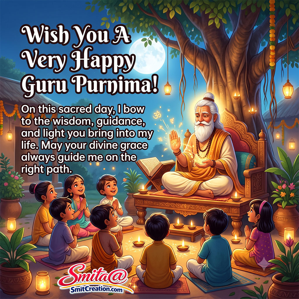 Wish You A Very Happy Guru Purnima